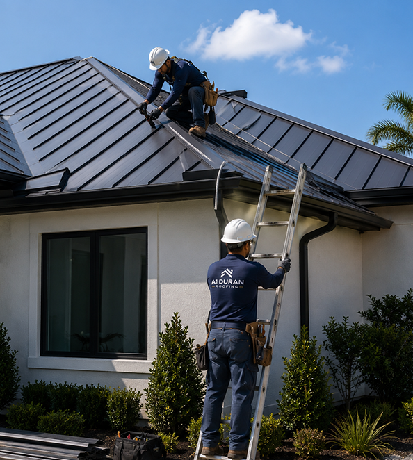 Metal roof residential