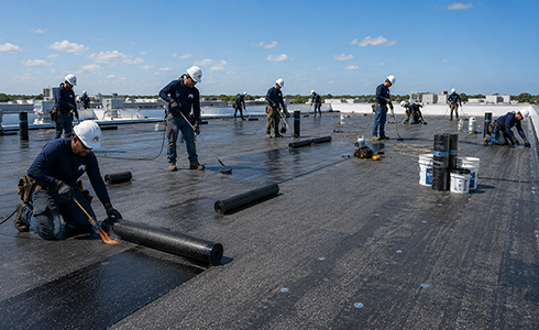 flat roof SBS  Induistrial
