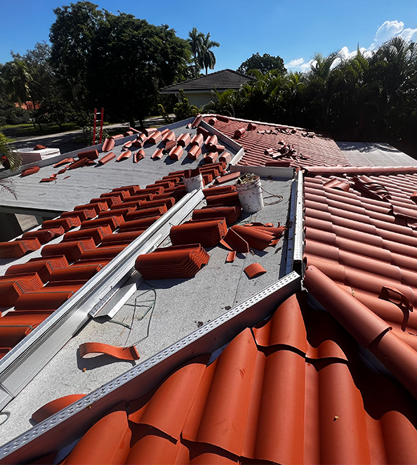 clay tile Roofing Project 4