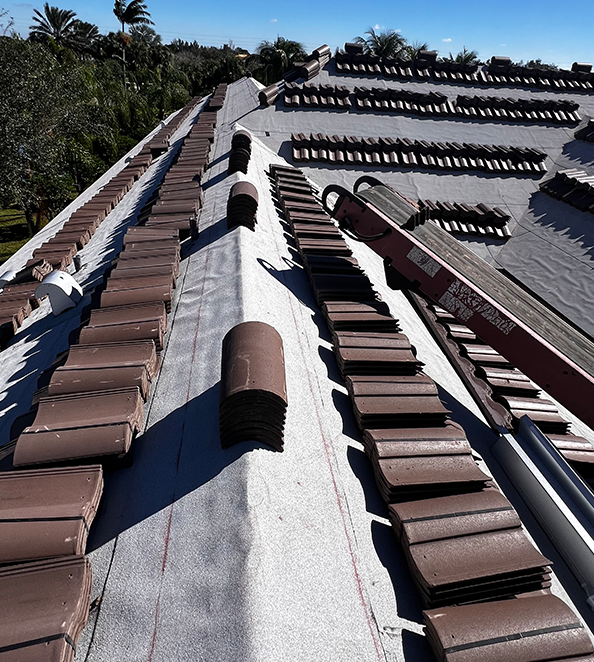 clay tile Roofing Project 5